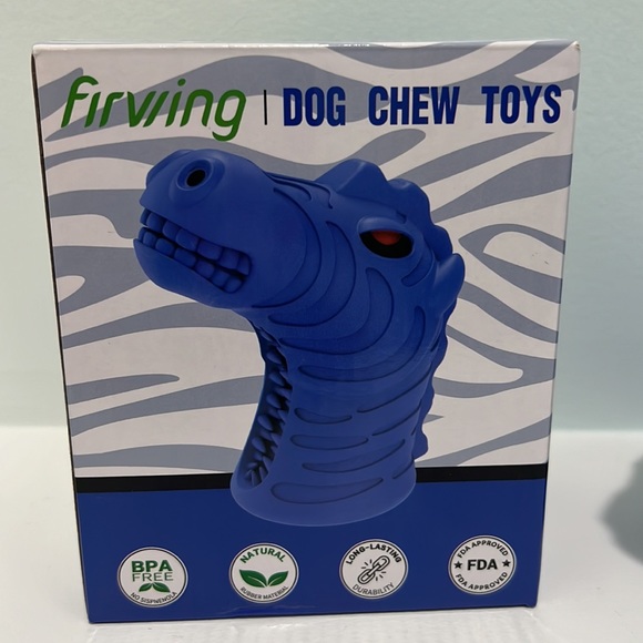 Firving Dog Chew Toy with chew rope for Aggressive Dog, for medium to large dogs - Picture 2 of 11